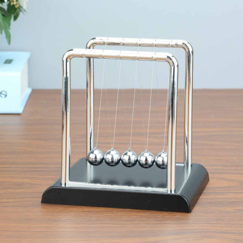 Classic Newton Cradle Balance Balls Metal Craft Gift,Science Psychology